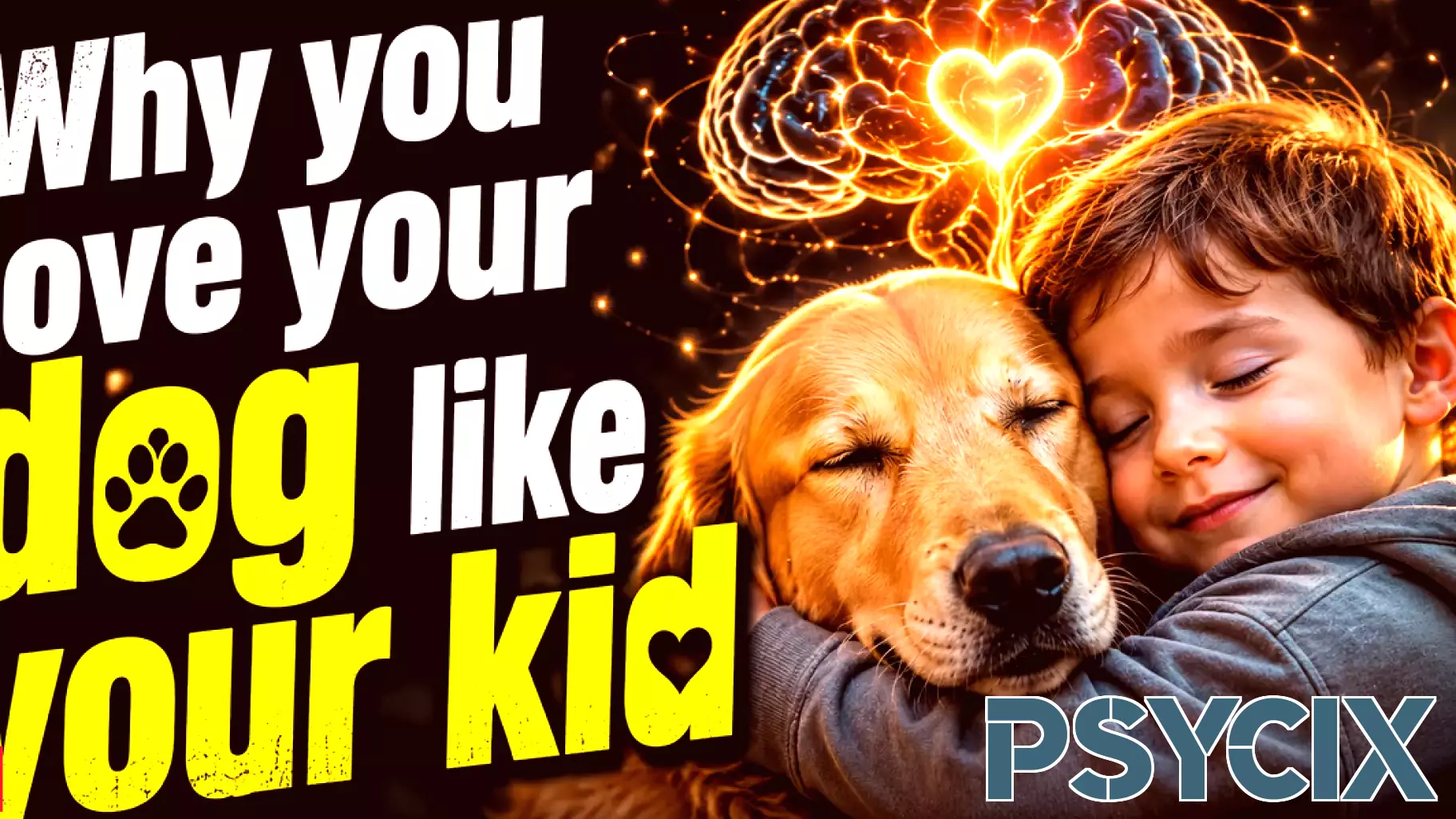 Psychology says people who love their dogs like their children aren’t obsessed, their brains may be wired